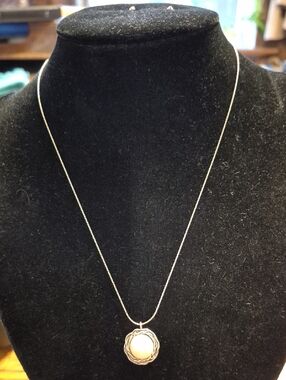 Silpada Silver Pendant Necklace with Pearl